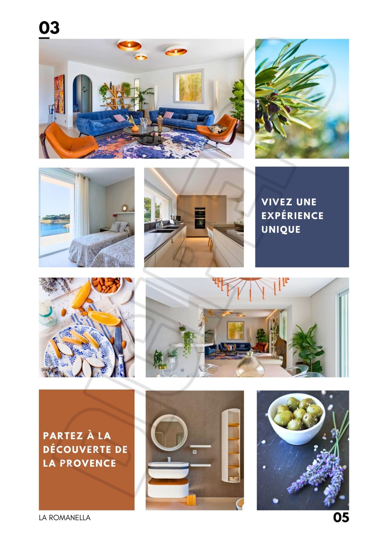Brochure bien location conciergerie haut de gamme Provence