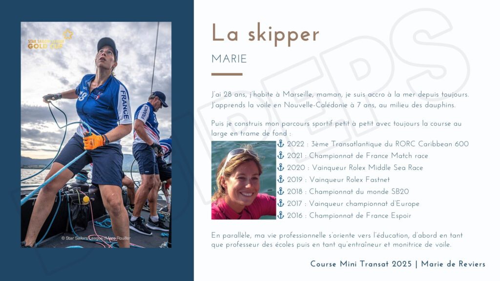 Presentation Skipper competition course large 2025 Marie de Reviers
